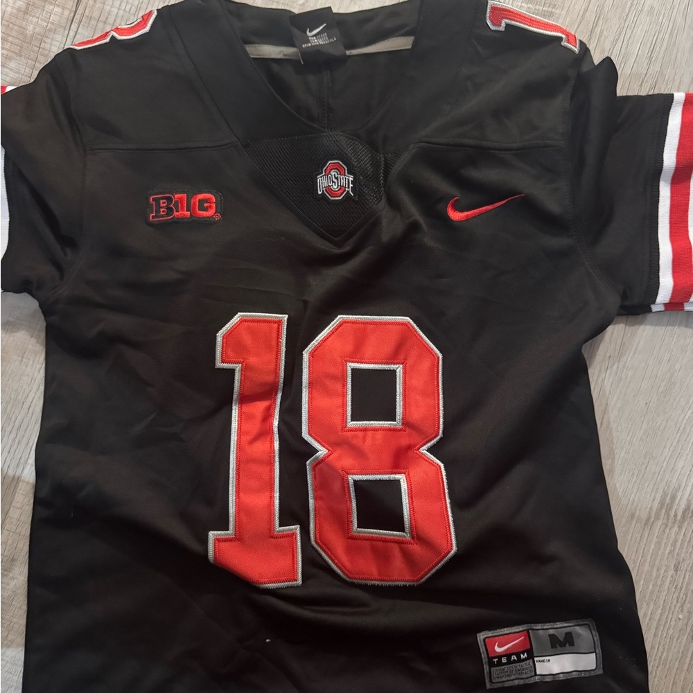 Nike Black and Red Team Jersey